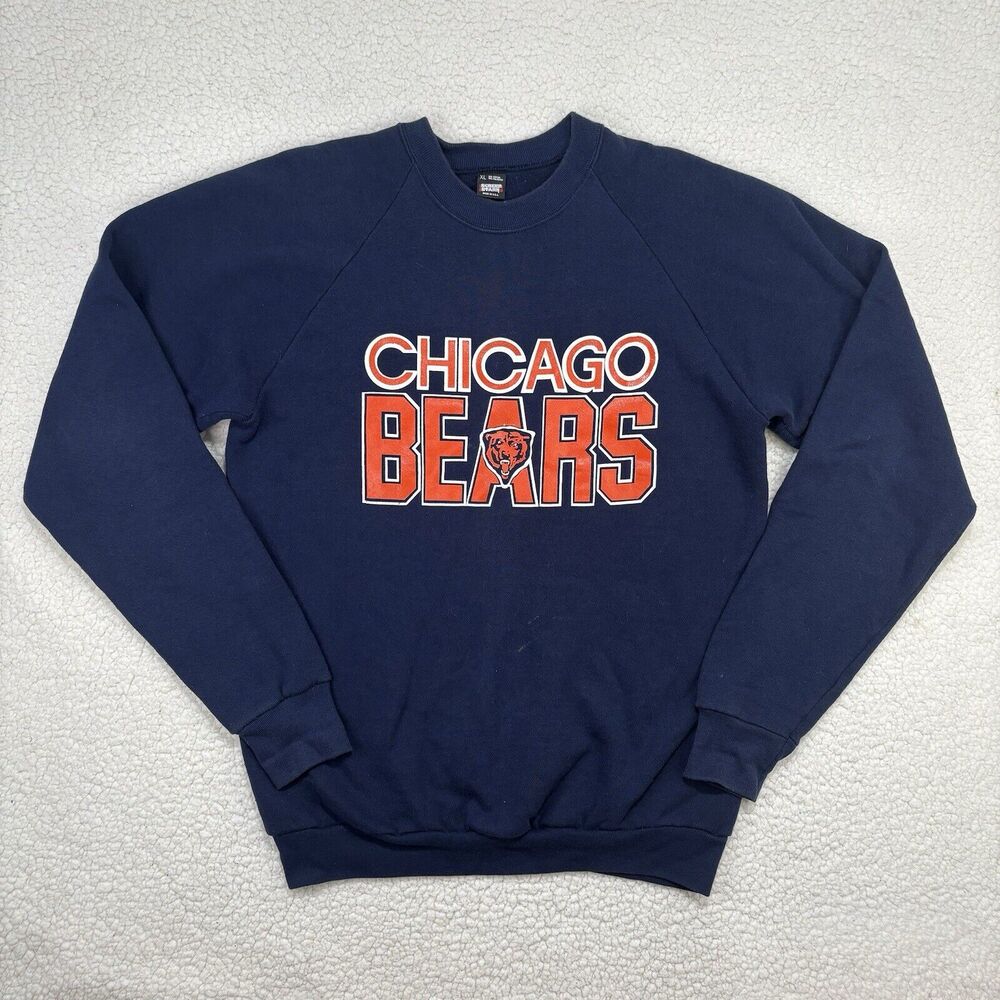 Vintage 90s Chicago Bears Crewneck Sweatshirt Sz XL Made in USA Screen Stars NFL